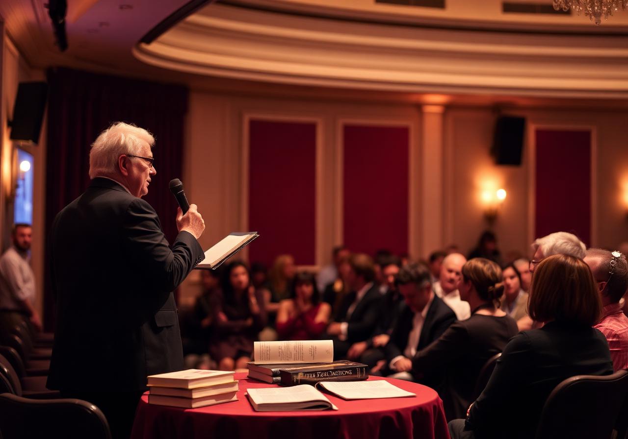 A live author spotlight session